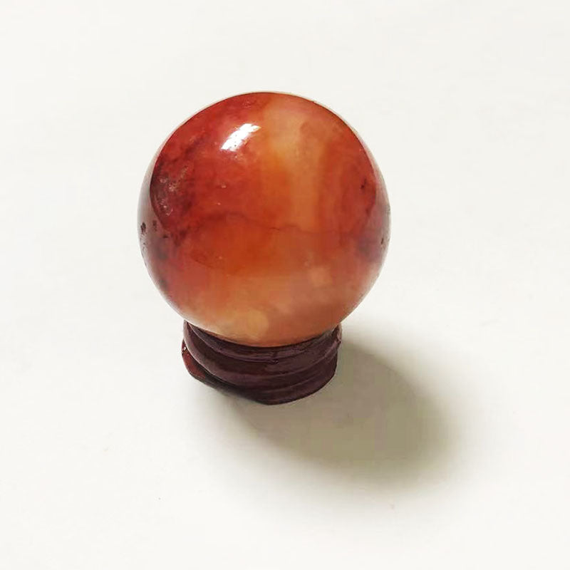 Natural Crystal Ball Decoration Raw Stone Polished Various