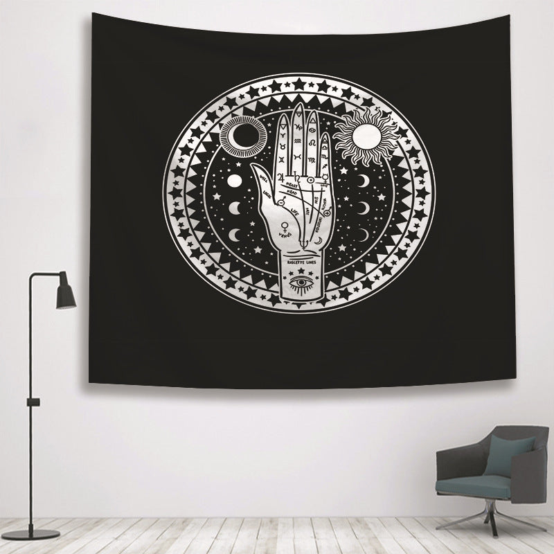 Divination Witch Hand Home Tapestry