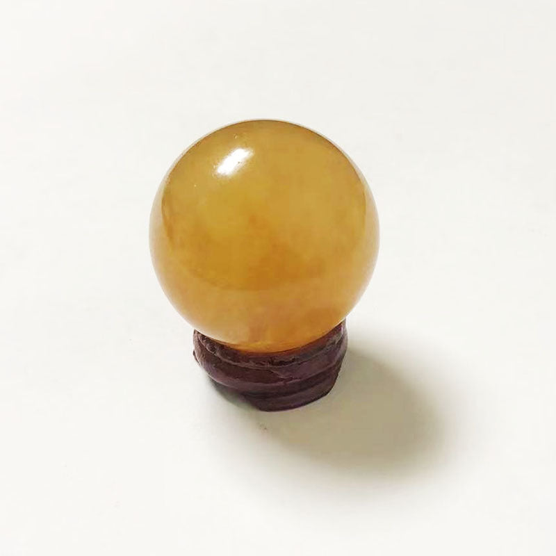 Natural Crystal Ball Decoration Raw Stone Polished Various