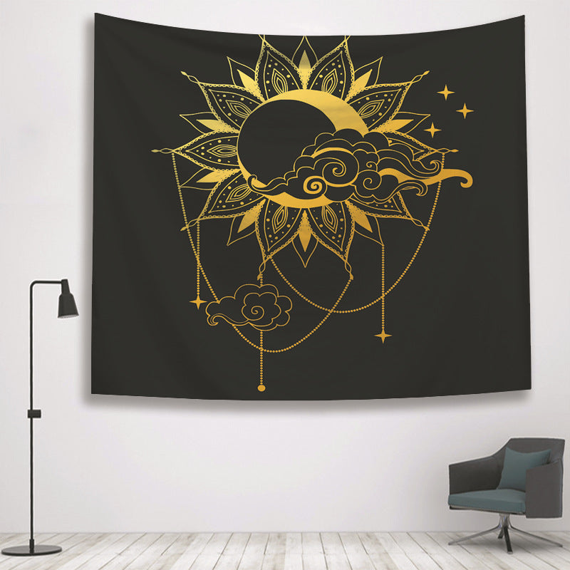 Sun Divination Witch Hand Home Tapestry