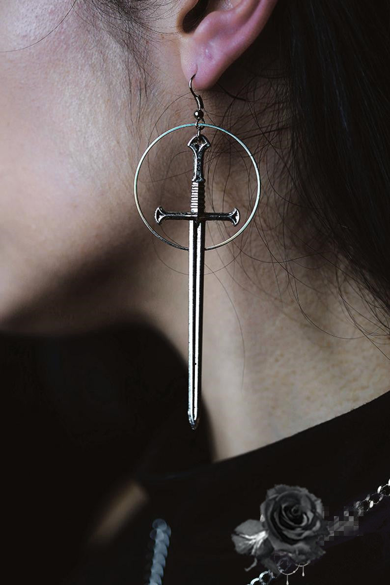 "Two of Swords" Earrings