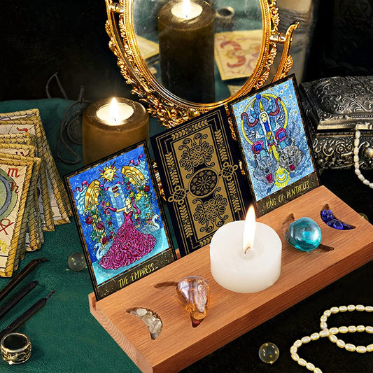 Room Decoration Display Tarot Card Wooden Frame