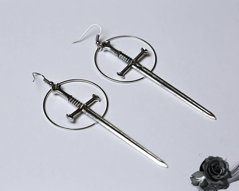 "Two of Swords" Earrings