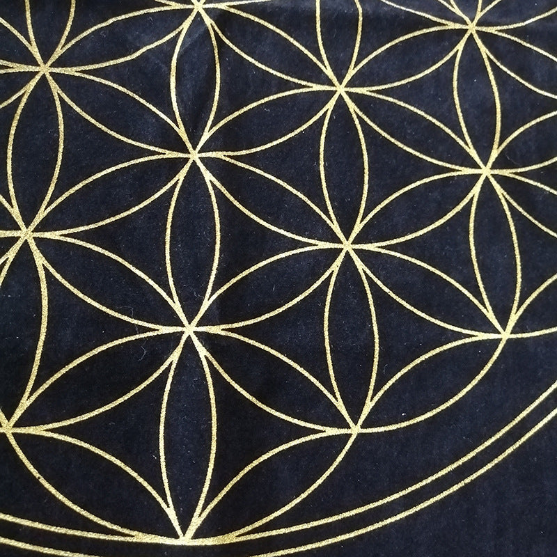 Flower of Life Divination Altar Alchemy Tarot Tablecloth