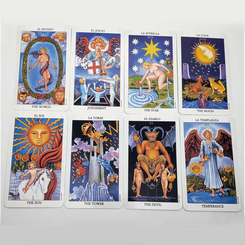 Rider-Waite Fate Divination Tarot Card - Spanish & English!