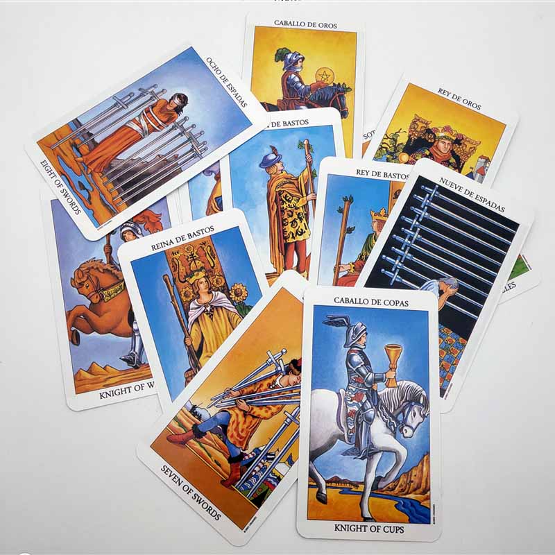 Rider-Waite Fate Divination Tarot Card - Spanish & English!