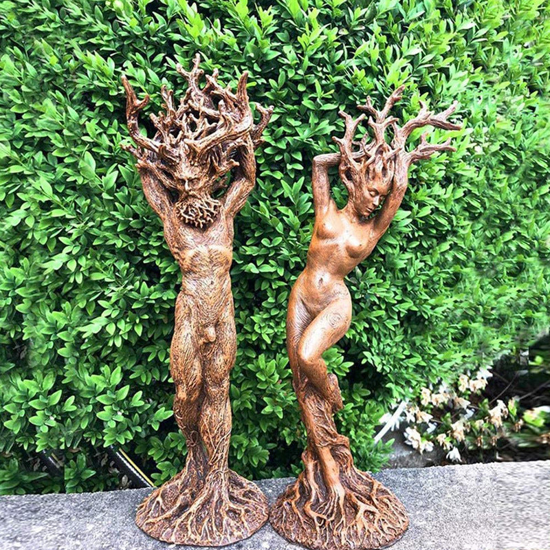 Forest Goddess Statue Resin Ornaments