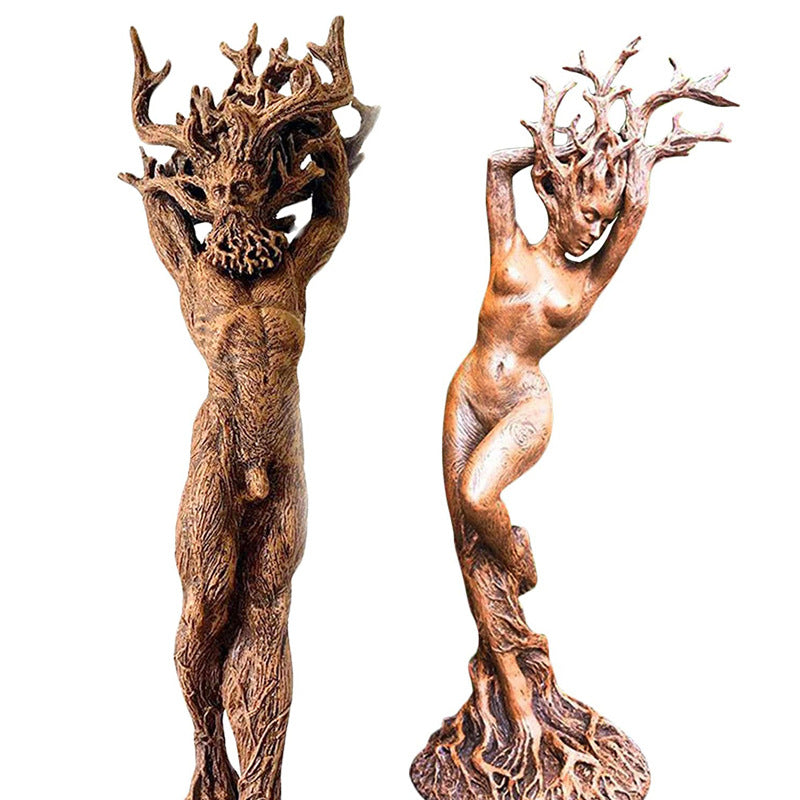 Forest Goddess Statue Resin Ornaments