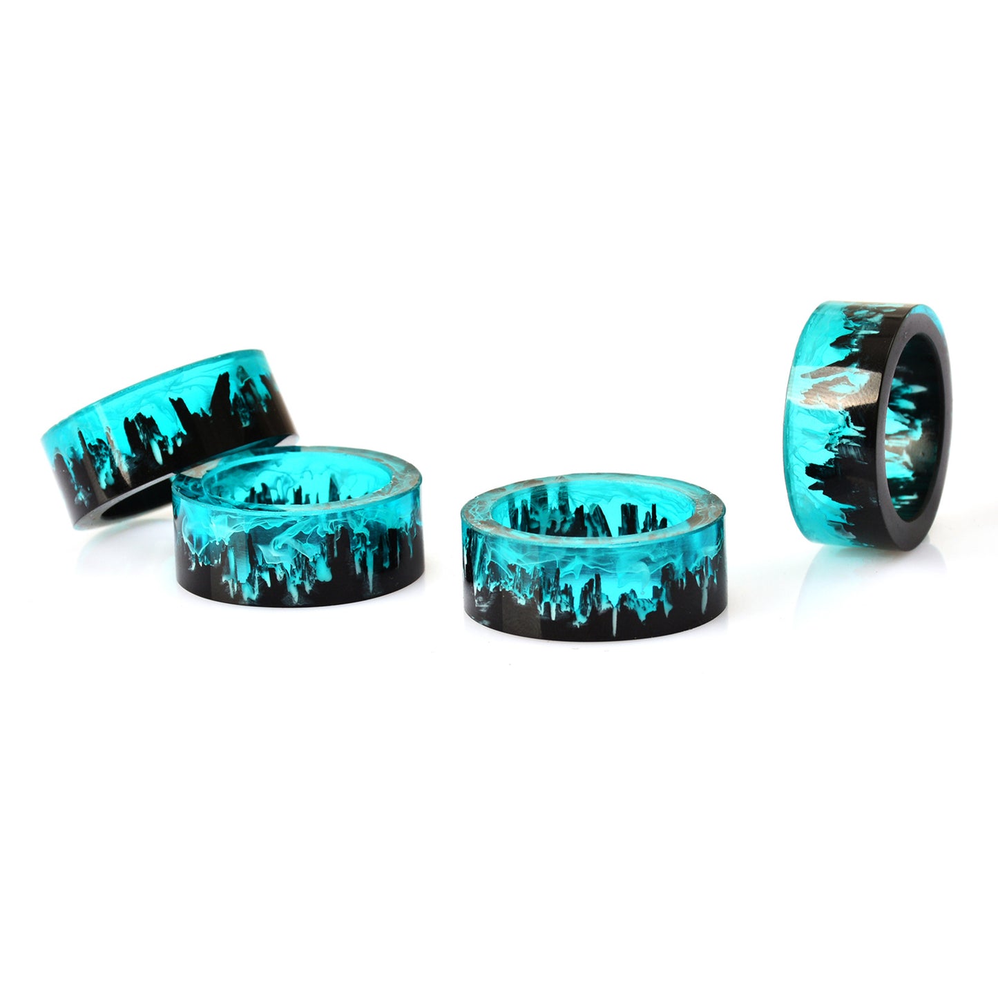 Blue Magic Magic Forest Small  Diy Handmade Resin Ring