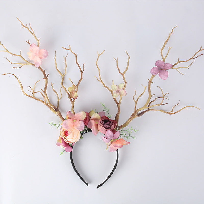 Forest party show branch headband