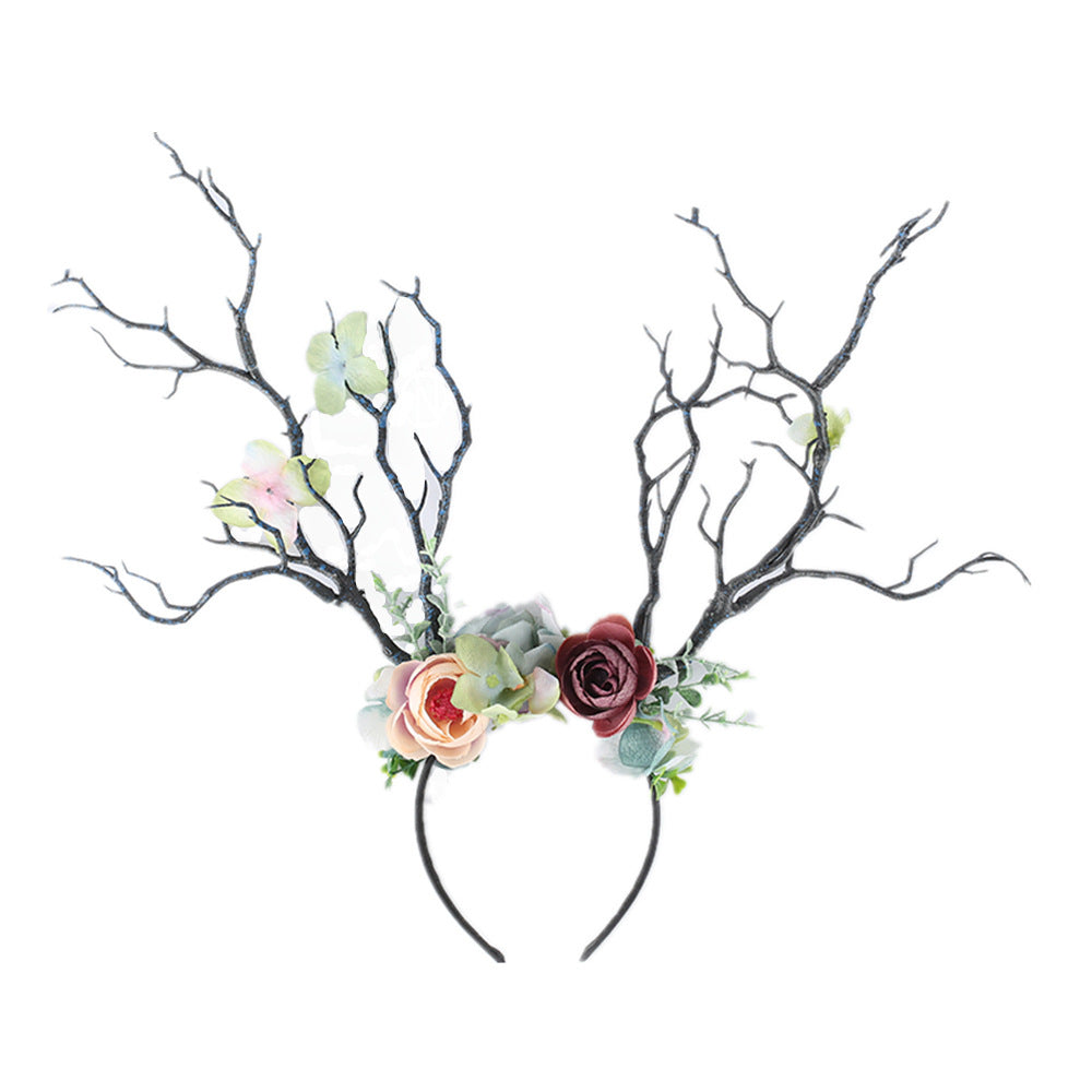 Forest party show branch headband