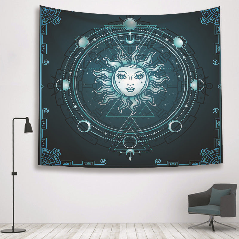 Sun Divination Witch Hand Home Tapestry