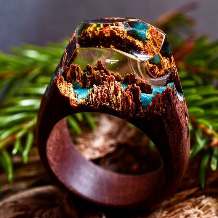 Enchanted Forest Wood Ring