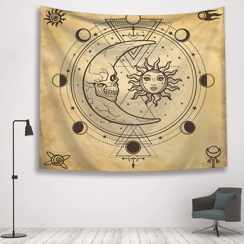 Sun Divination Witch Hand Home Tapestry