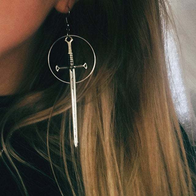 "Two of Swords" Earrings