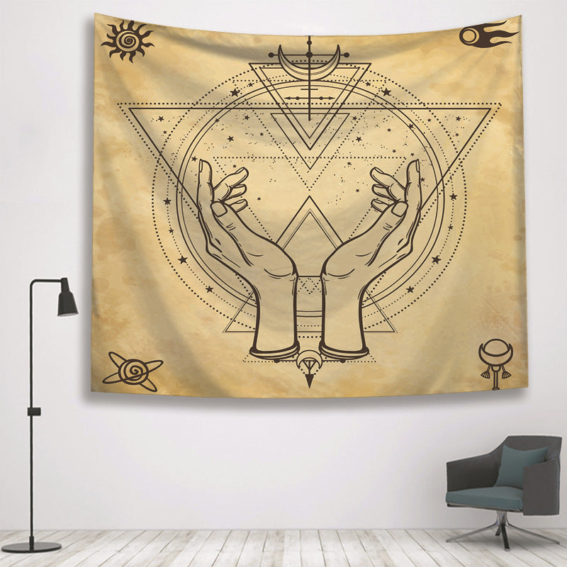 Divination Witch Hand Home Tapestry