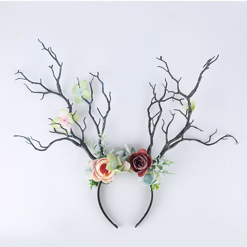 Forest party show branch headband