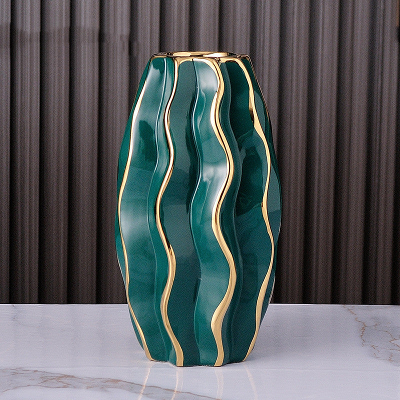 Ceramic Electroplated Vase Water Culture Flowers