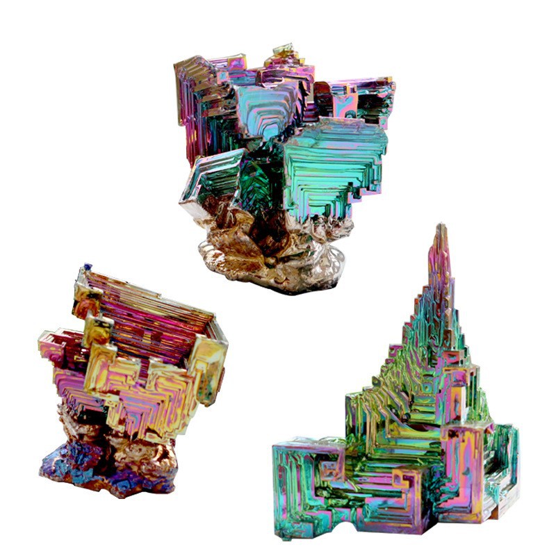 Natural Bismuth Ore Raw Stone Bismuth Crystal Mineral