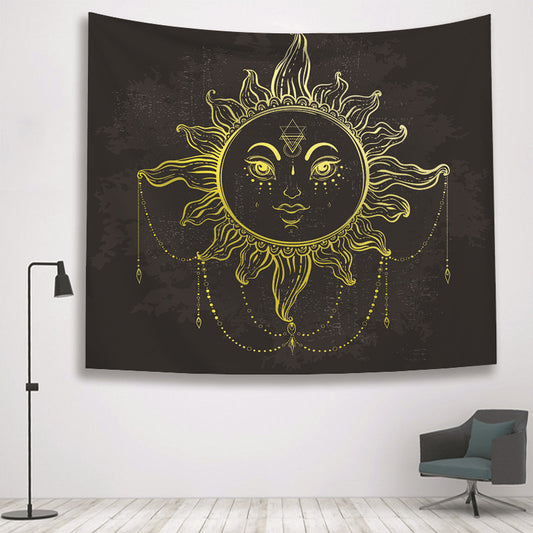 Sun Divination Witch Hand Home Tapestry