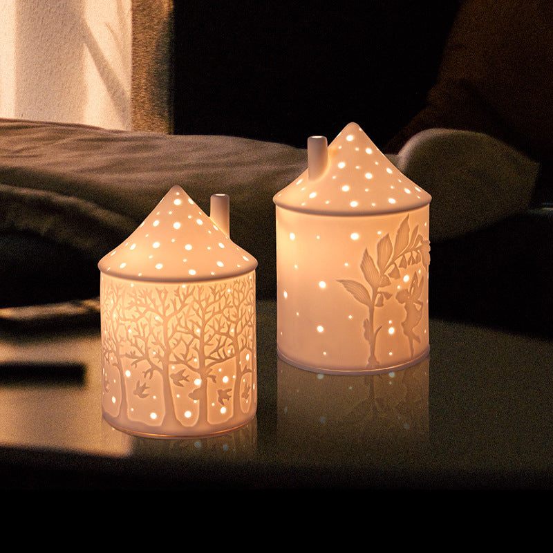 Tiny House Ceramic Candle Holder Ideas