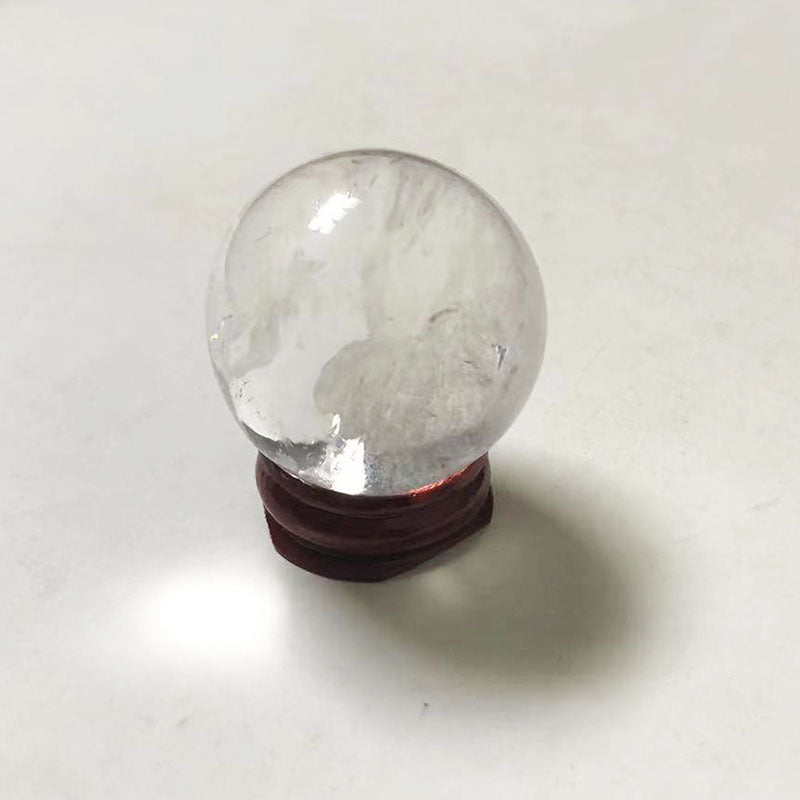 Natural Crystal Ball Decoration Raw Stone Polished Various