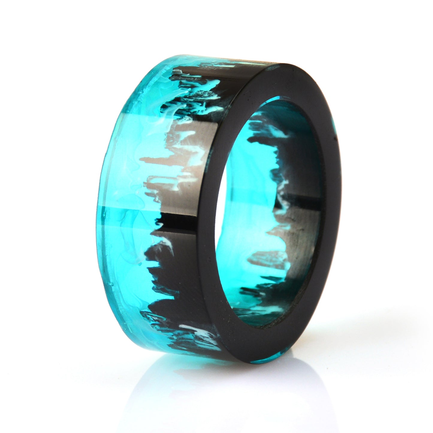 Blue Magic Magic Forest Small  Diy Handmade Resin Ring