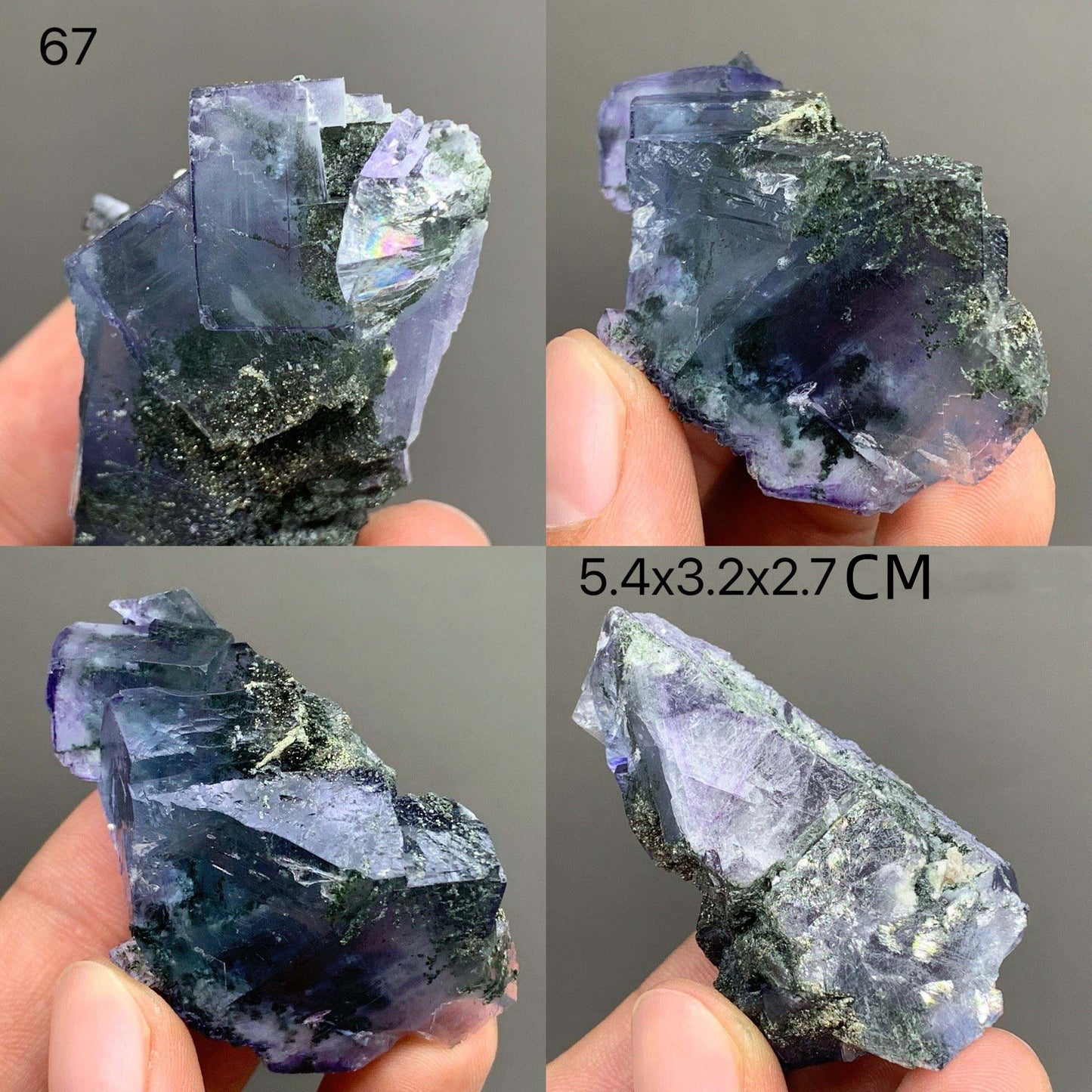 Natural Amethyst Crystal Cluster Quartz Raw Crystals Healing