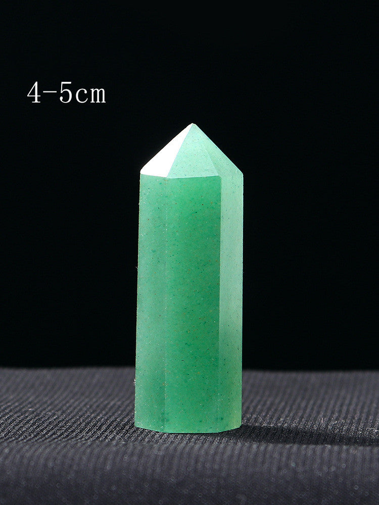 Natural Crystal Pillar Hexagonal Raw Stone Energy Household Decoration