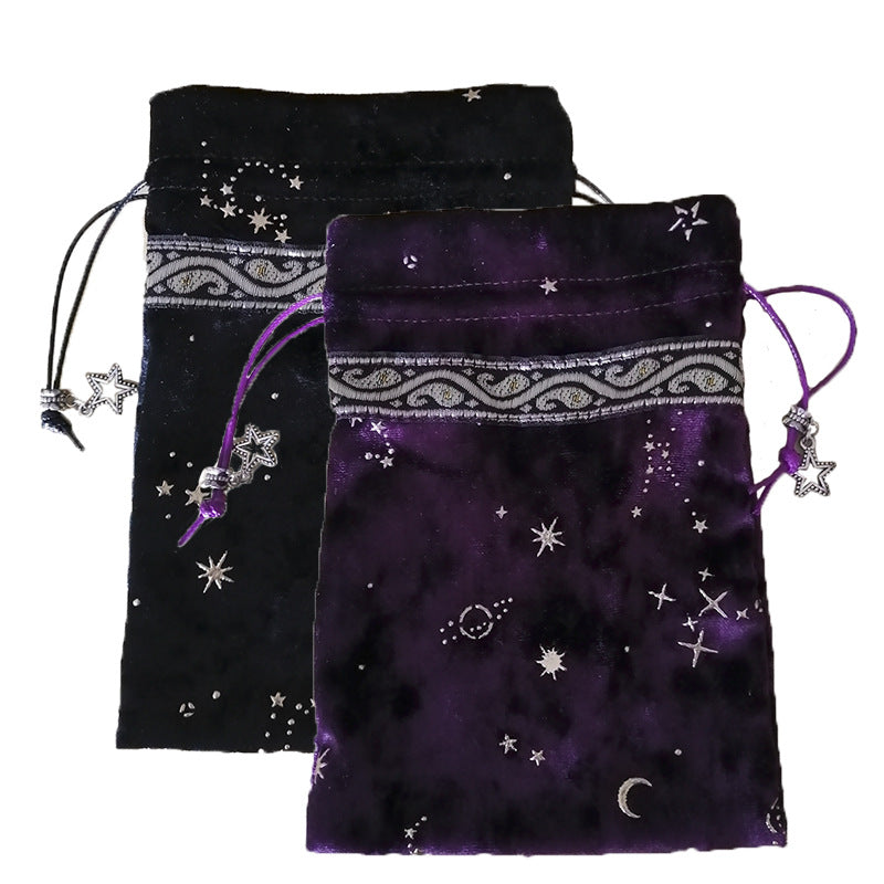 Fashion Witch Constellation Energy Crystal Storage Bag