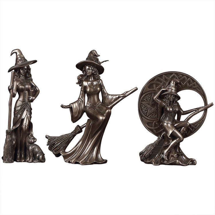 Bronze Witch Crafts Decoration