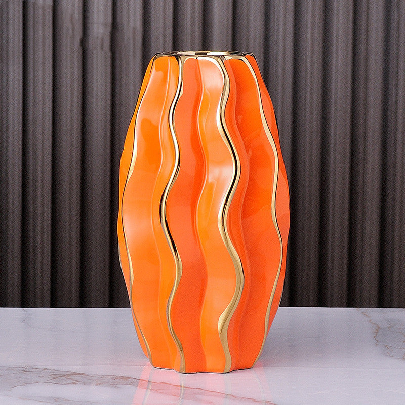 Ceramic Electroplated Vase Water Culture Flowers