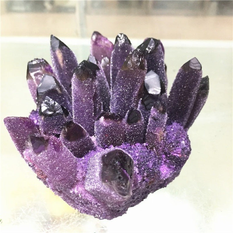 Natural Amethyst Cluster Raw Stone Mineral Crafts