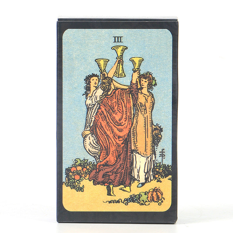 Borderless Waite Tarot Cards Oracle Card Visual Tarot Game