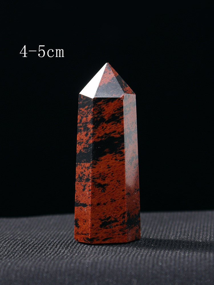 Natural Crystal Pillar Hexagonal Raw Stone Energy Household Decoration