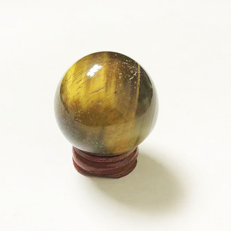 Natural Crystal Ball Decoration Raw Stone Polished Various