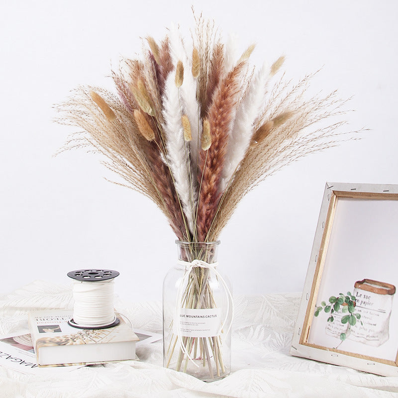 Yunnan Dried Flowers Bouquet Small Reed Horsetail Whisk Dried Flower Mix And Match