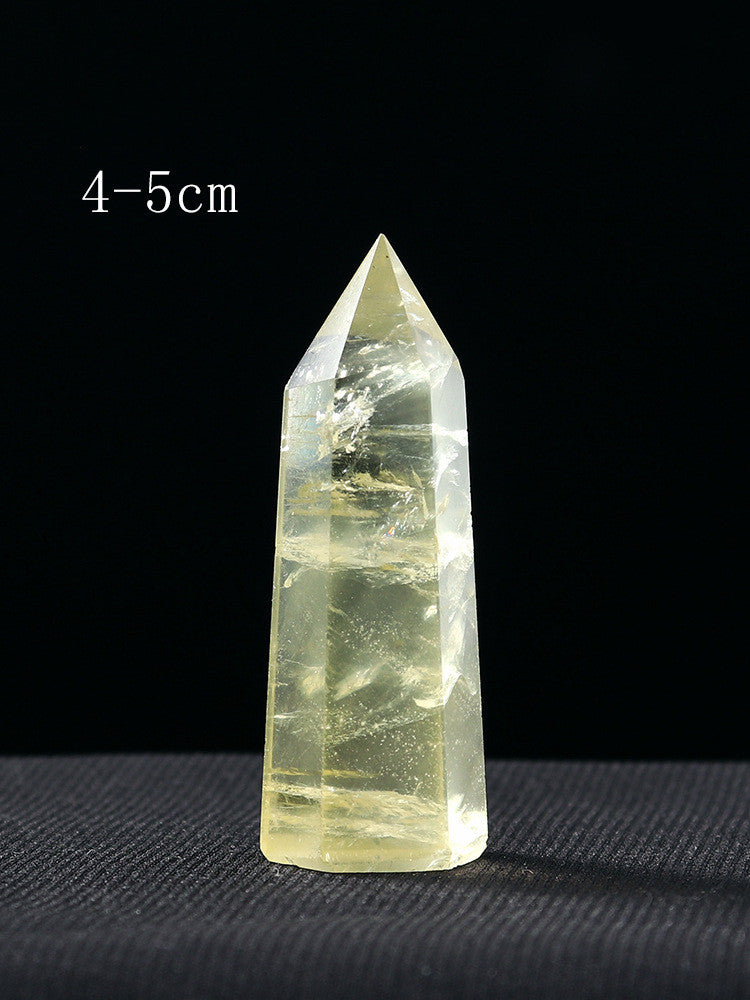 Natural Crystal Pillar Hexagonal Raw Stone Energy Household Decoration