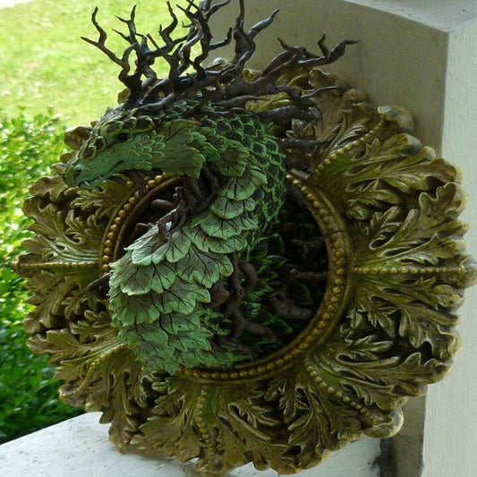 Mirror Dragon Forest Dragon Garden Ornament Crafts