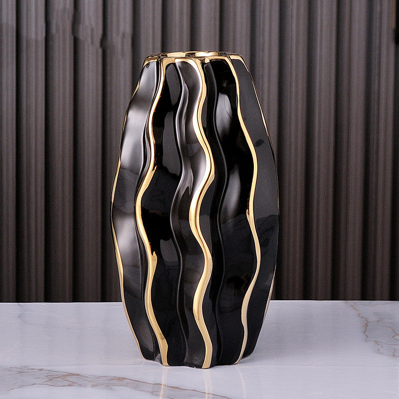 Ceramic Electroplated Vase Water Culture Flowers