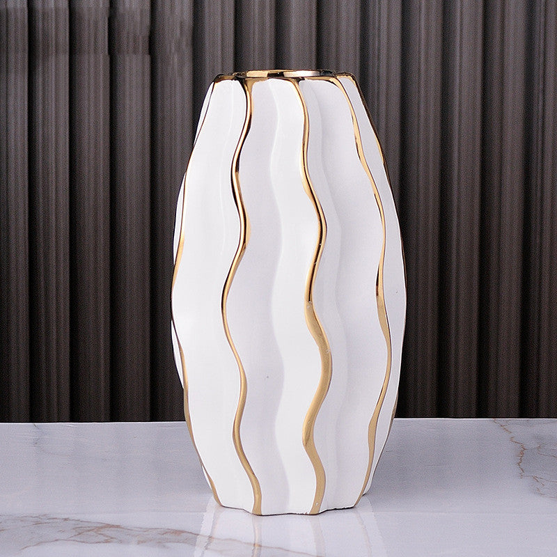 Ceramic Electroplated Vase Water Culture Flowers