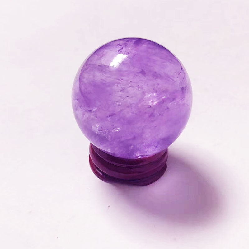 Natural Crystal Ball Decoration Raw Stone Polished Various